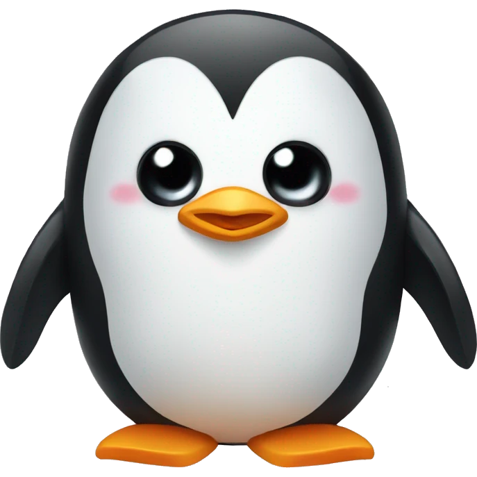 Hungry penguin emoji