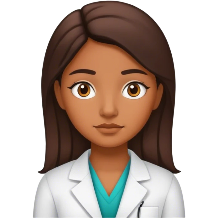 A Mexican girl as a psychologist emoji