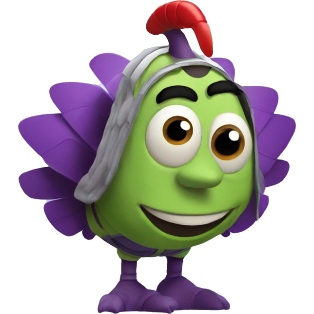 Buzz Lightyear as a turkey emoji