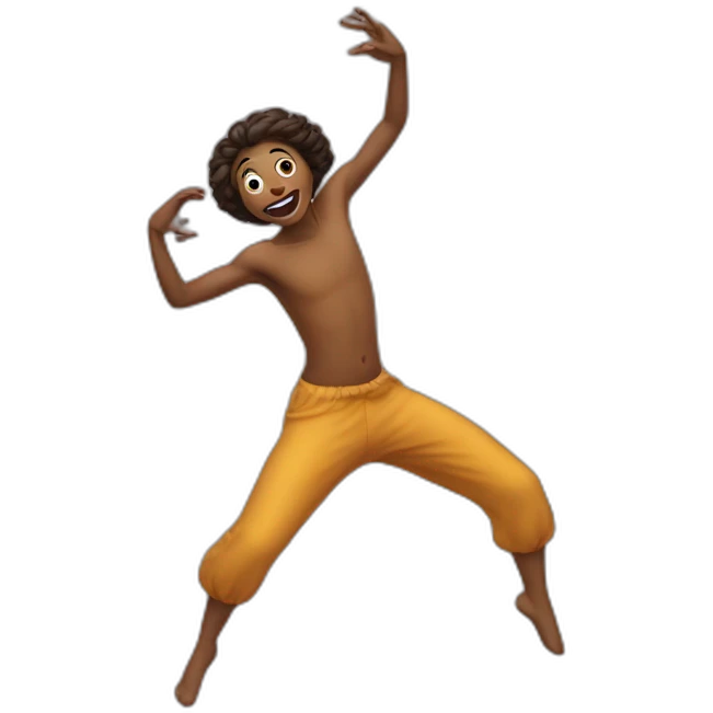Caca qui danse emoji