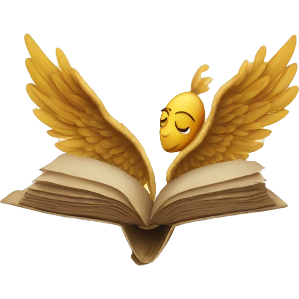 book with wings emoji