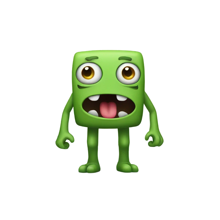 Minecraft creeper emoji