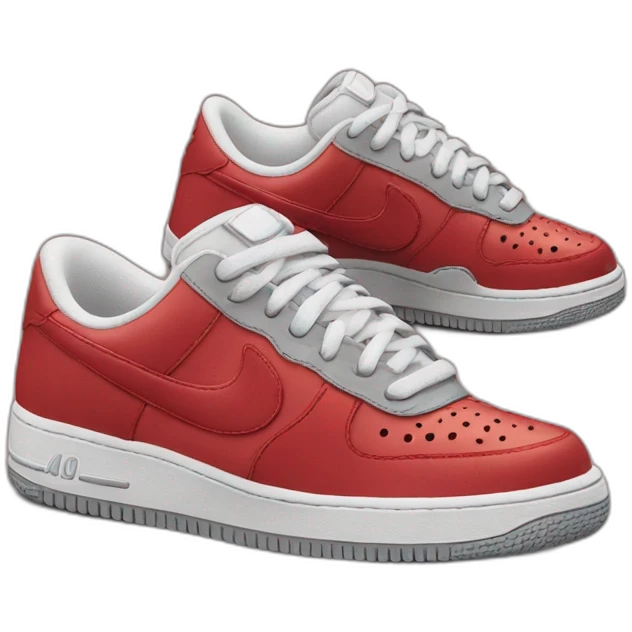 Chaussures Nike rouge emoji