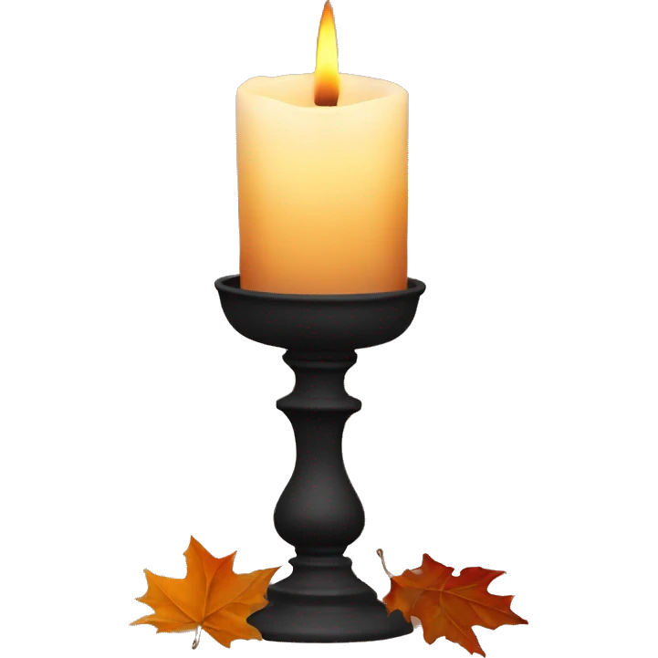 fall candle emoji