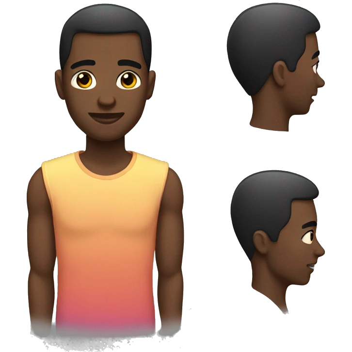 gay black man emoji