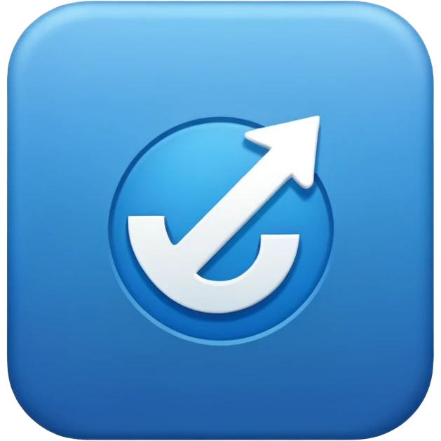 Tick ​​blue Instagram emoji