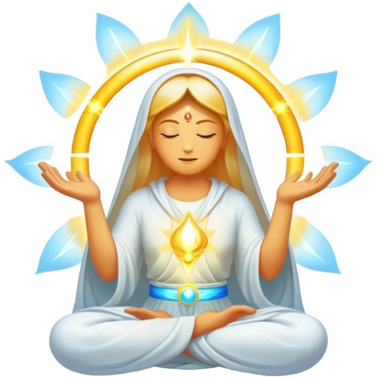 manifestation visualization, energy, spiritual concept emoji