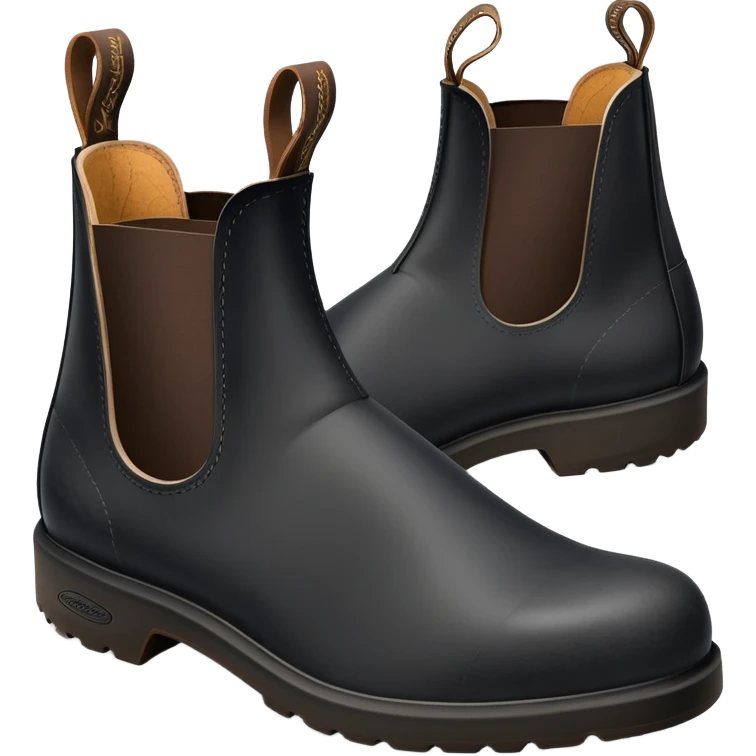 Blundstone black Chelsea boots  emoji