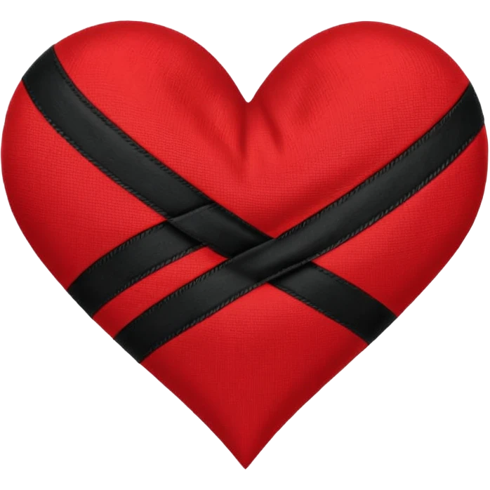 Albanien flag blandet med hjerte emoji