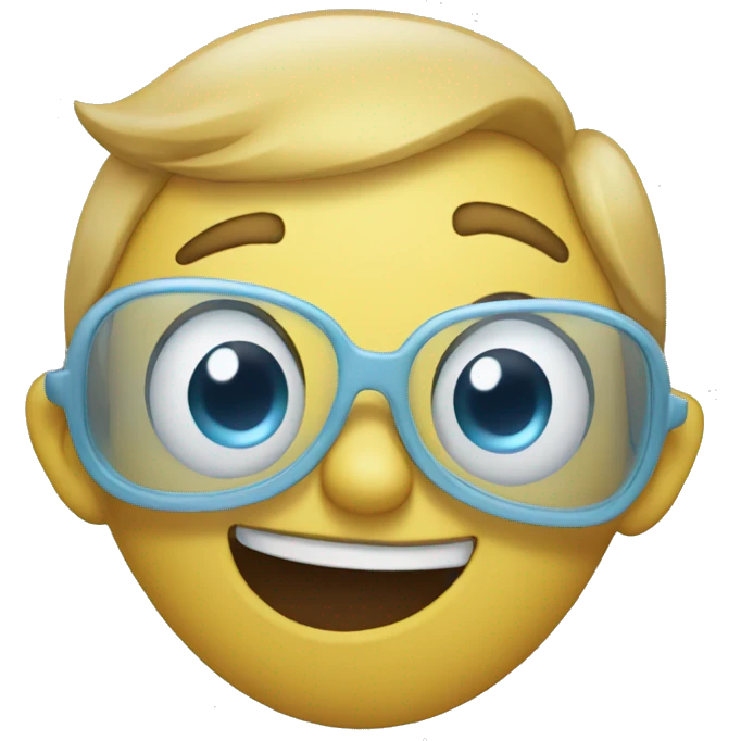 Happy bubble emoji