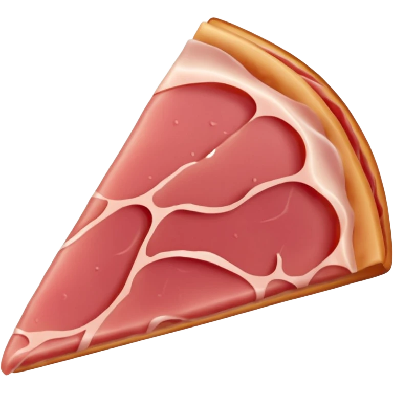 Prosciutto slice emoji