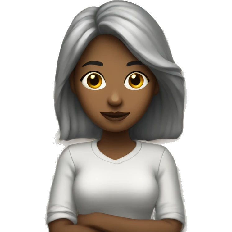 Journaling girl emoji