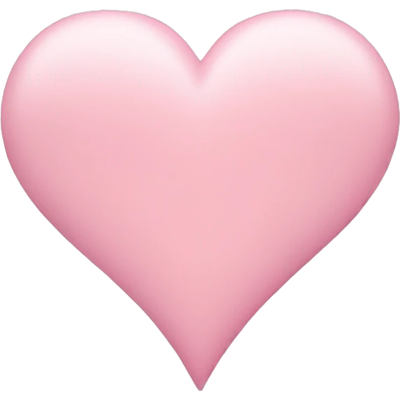 pastel pink heart emoji emoji