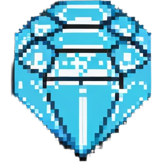 Minecraft diamond emoji