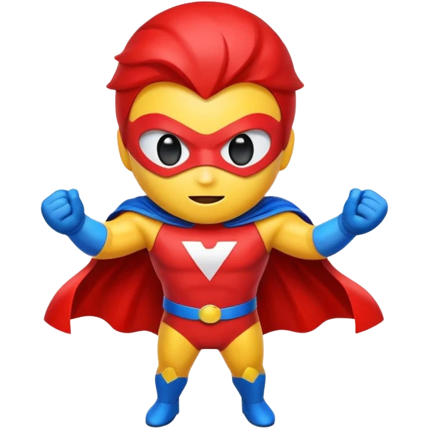 Generate super hero abstract emoji emoji