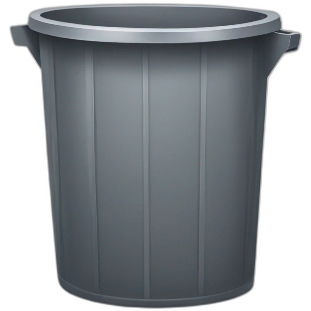 Trash bin emoji