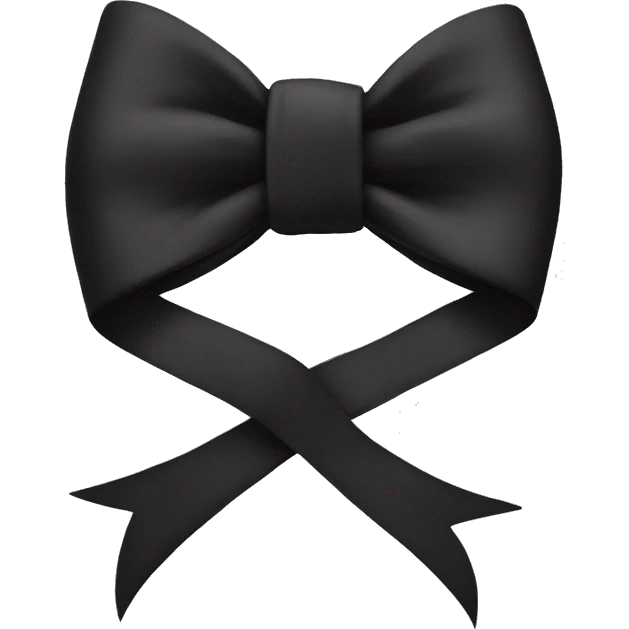 black bow emoji