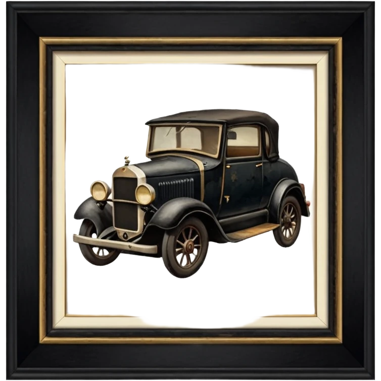 Old painting in the auction emoji