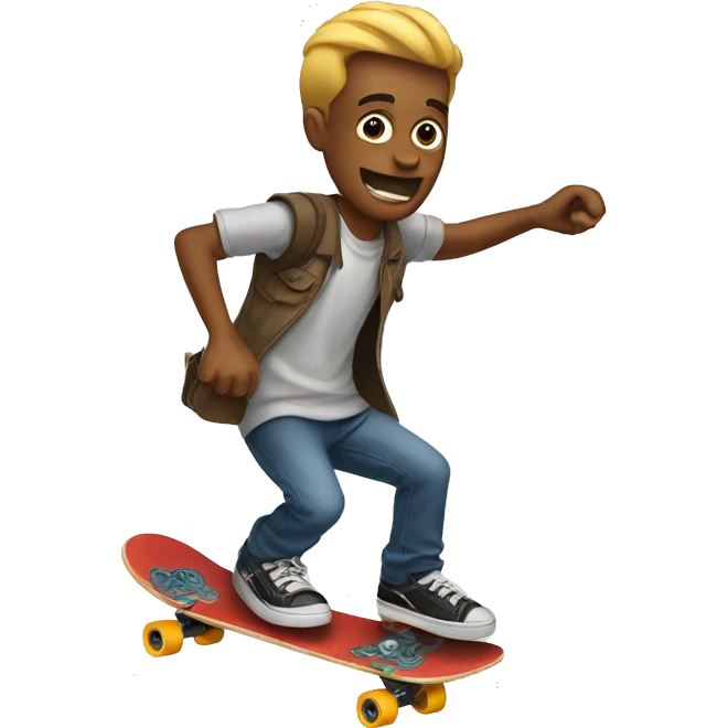 arizona riding a skateboard emoji