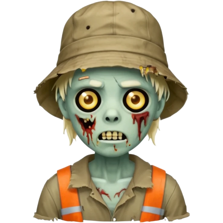 bucket hat zombie emoji