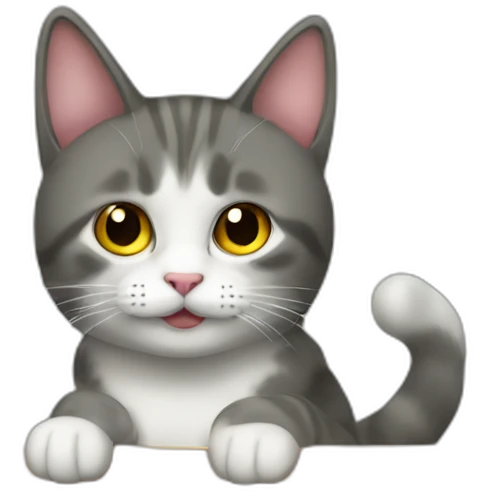 Un chat dans un tiroir emoji