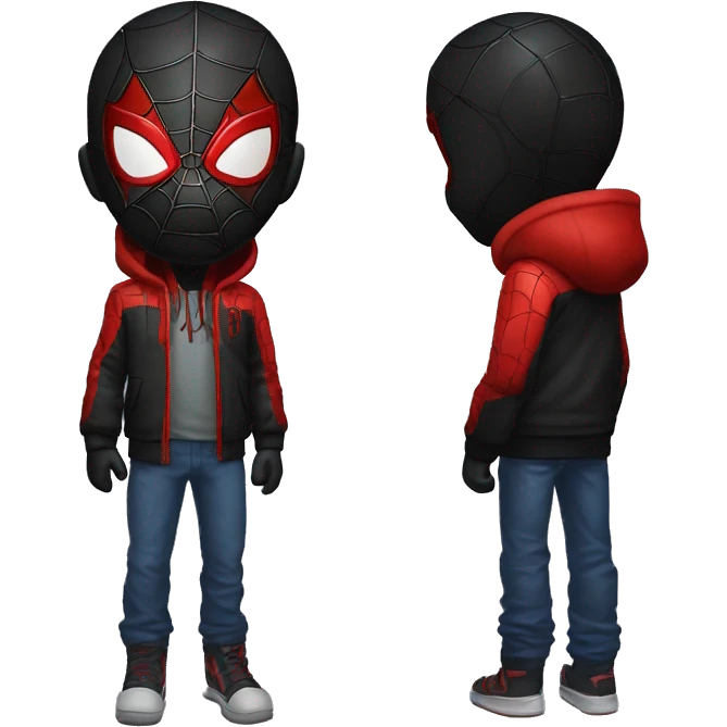 Miles morales bg dégradé emoji