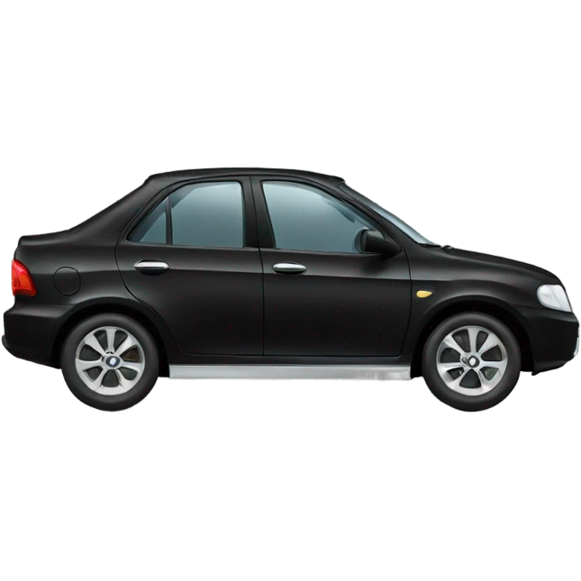 Black cat drive car  emoji