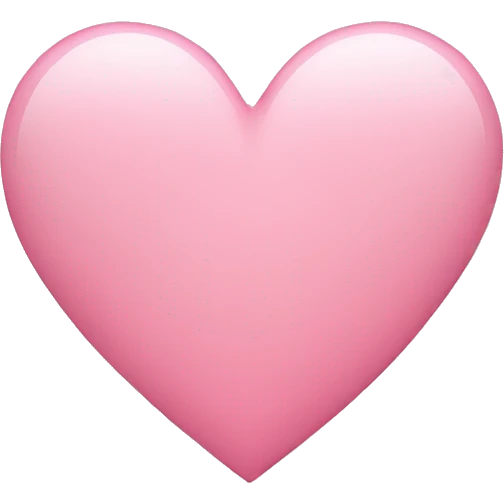 ligh pink heart emoji