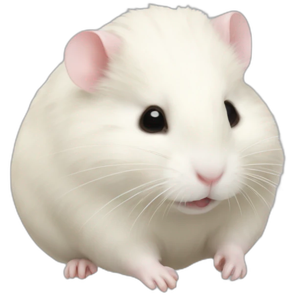 Hamsters blanc emoji
