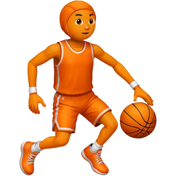 basketball with legs emoji