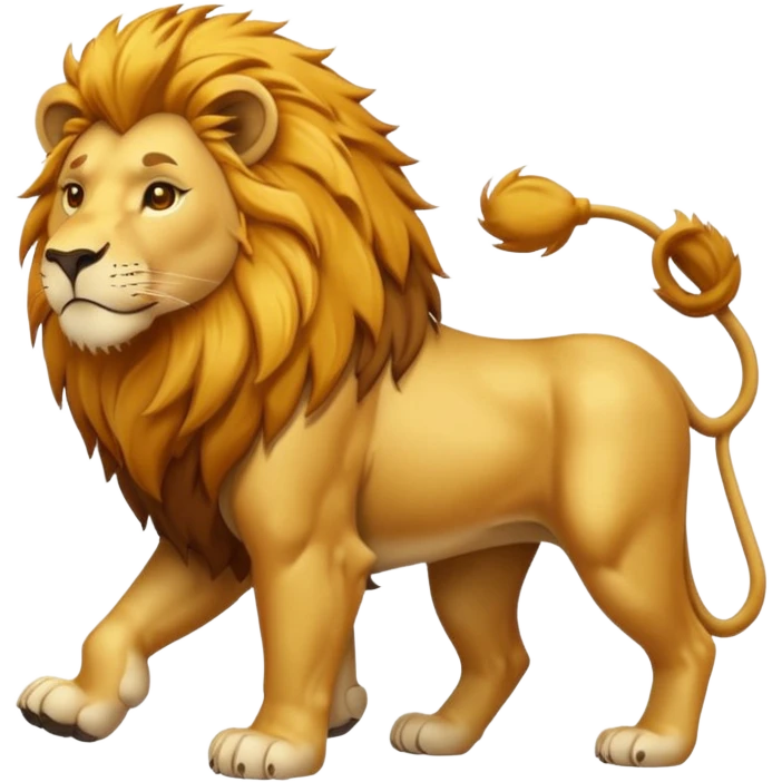 lion walking emoji