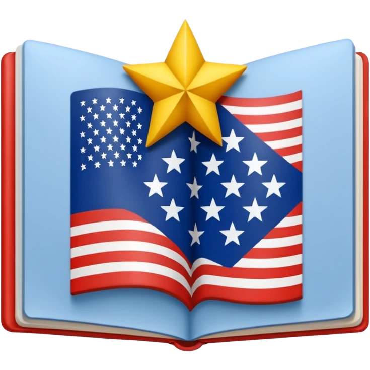 日の丸と星が書かれた国旗 emoji