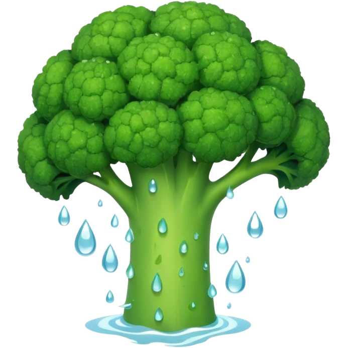 Cartoon Brocoly emoji