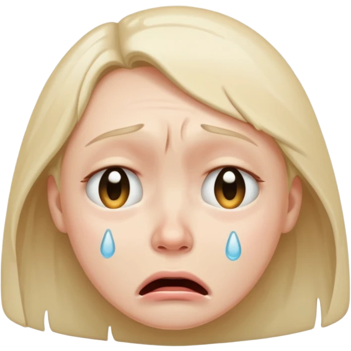 crying face emoji, expressive and clear emoji