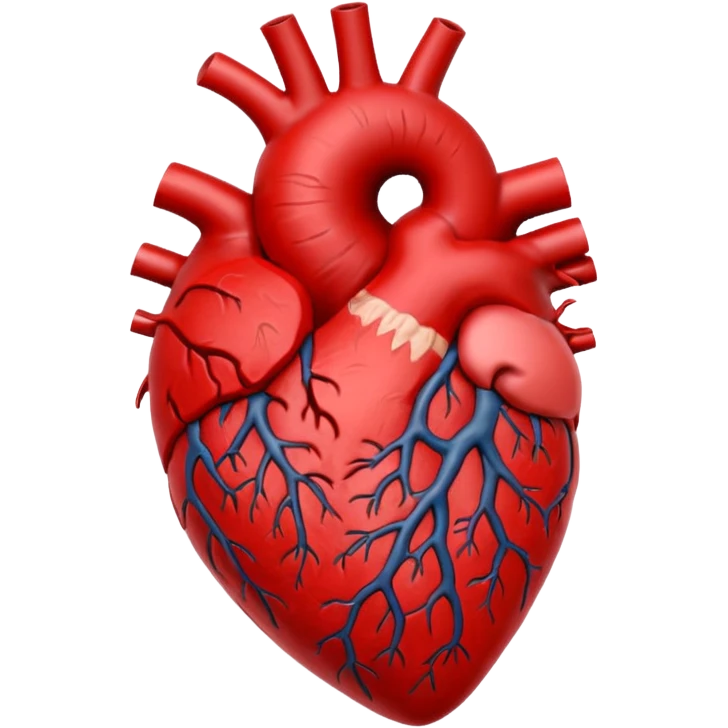coracao anatomico inchado emoji
