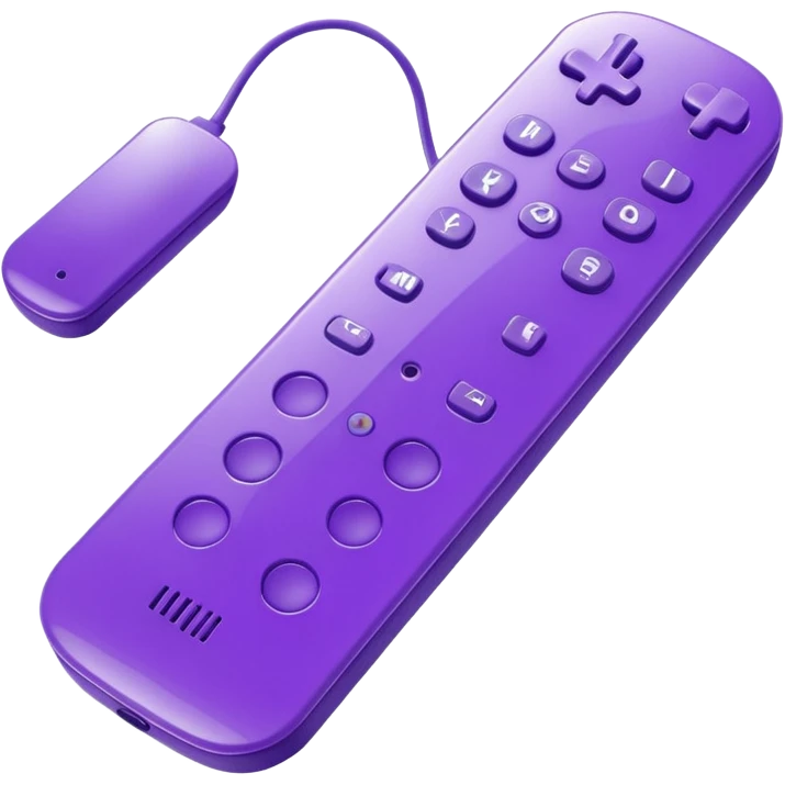 purple wii remote emoji