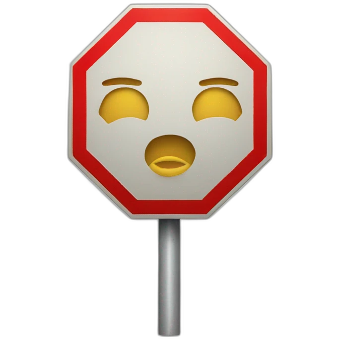 stop sign emoji