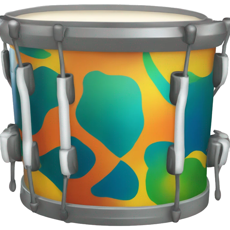 Colorful Jamaican steel drum  emoji