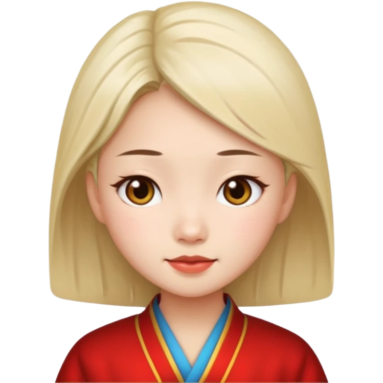 Chinese girl emoji