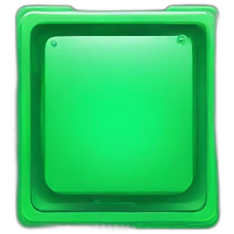 a futuristic technologic square with bits in green emoji