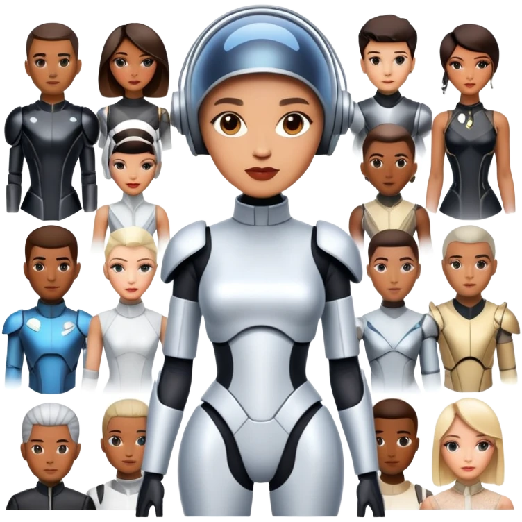 AI-enhanced celebrities emoji