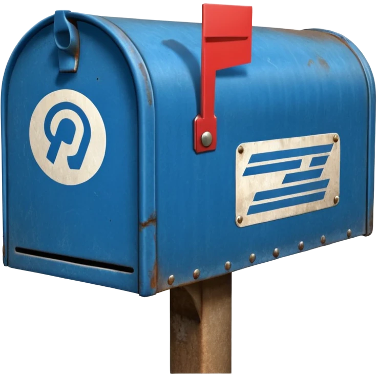 mailbox in postal service  emoji