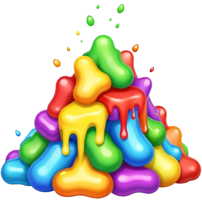 rainbow puke emoji