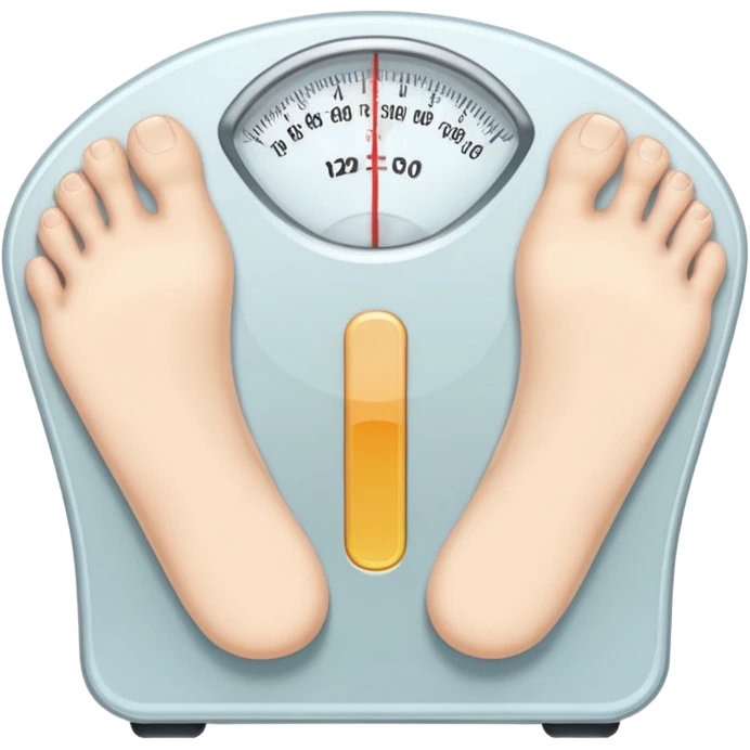 feet on scales emoji
