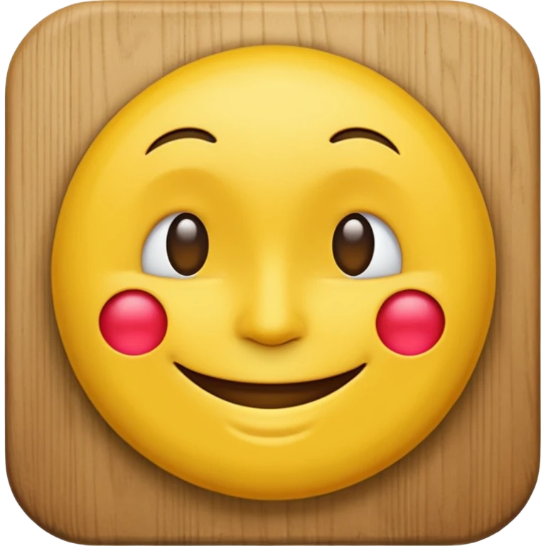 Clube yellow with a face emoji