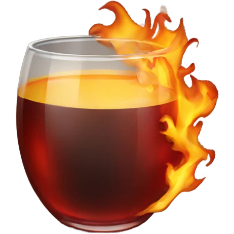 fireball drink emoji
