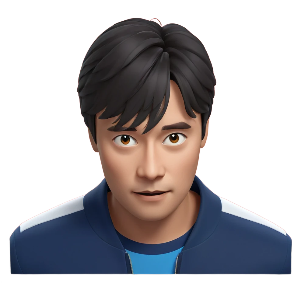 boy with black eyes emoji