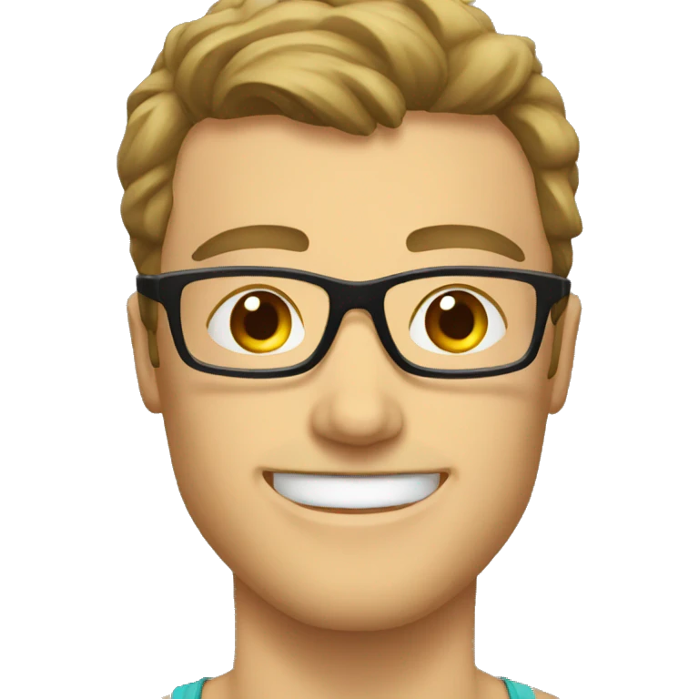 Glasses gym emoji