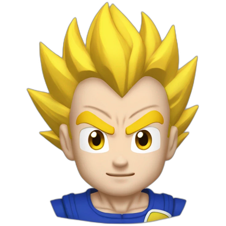 Vegeta de cuerpo entero emoji