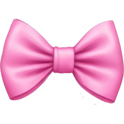 Pink bow emoji